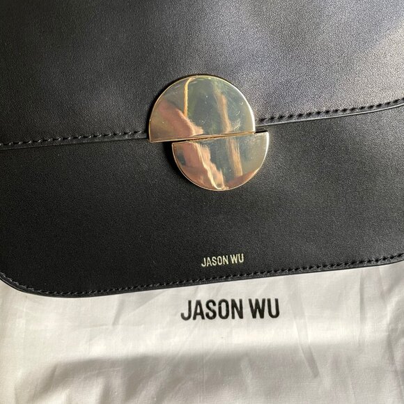 WORN ONCE Jason Wu Black Leather Orbit Shoulder Bag - Picture 3 of 6
